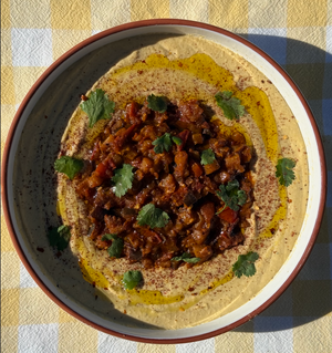 aficio22 Recipes: Eggplant Tomato Hummus