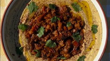 aficio22 Recipes: Eggplant Tomato Hummus